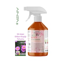 3v Viola 500 Ml Çiçeklendirici + 50 Dilber Kirpiği Tohumu Doğanın Zarif Dokunuşu 2