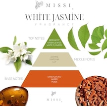 150 Ml Seramik Gül Taşlı Bambu Çubuklu Jasmine Oda Kokusu Diğer