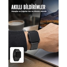 Dokunmatik Amoled Akıllı Saat Nabız Uyku Ve Spor Takip Özellikli - Lisinya