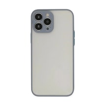Apple İphone 13 Pro Max Kılıf Montreal Silikon Kapak - Gri