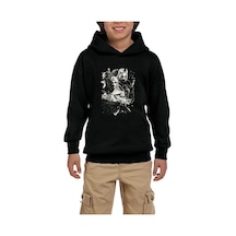 Zepplin Giyim The Witcher Ciri Siyah Çocuk Kapşonlu Sweatshirt