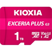 Kioxia Exceria Plus G3 1tb V30 U3 4k Microsd Hafıza Kartı 210/150mb/s Lmpl3m001tg2