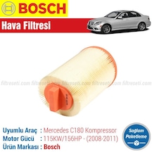 Mercedes C180 Komp. Bosch Hava Filtresi w204 2008-2011