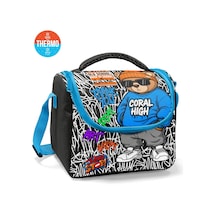 Coral High Kids Grafiti Ayıcık Desenli Thermo Beslenme Çantası 37150 Gri