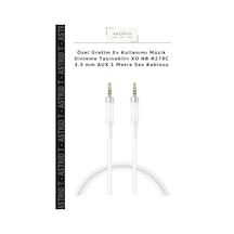 Özel Üretim Ev Kullanımı Müzik Dinleme Taşınabilir Xo Nb-r279c 3.5 Mm Aux 1 Metre Ses Kablosu