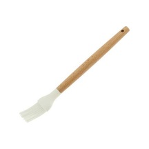 Bambu Saplı Silikon Yumurta Fırçası -beyaz Silikon