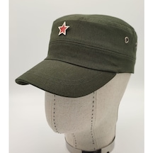 Unisex Castro Kızıl Yıldız Şapka Arkandan Ayarlanabilir (536646069)