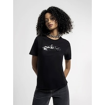Loft Kadın T-shirt Siyah Lf2035221 24yp69000200 P6934