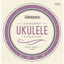D'addario Ej87C Concert Ukulele Takım Tel