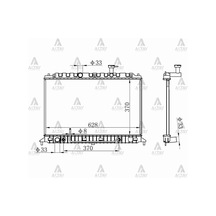 Kia Rio 2006-2011 Radyatör Su Benzinli 25310-1g150