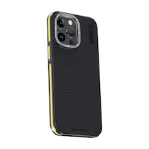 Joko Apple İphone 15 Pro Kılıf Aramid 600d Kevlar Karbon Fiber Magsafe Kapak