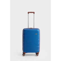 Defacto Unisex Sert Kapaklı Orta Valiz H2405axnsbe645 Mavi-be645