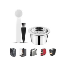 Bloomnest Paslanmaz Çelik K-fee Makinesi Yedek Kahve Kapsülleri - Kaşık Fırçalı