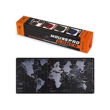 Dünya Desenli 80x30 Cm Mouse Pad Xl Gaming Mouse Pad