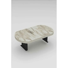 Ikili 2 Adet Yan Sehpa Ayarlanabilir Tepsi Dekoratif Modern Tepsi Oval Çok Renkli