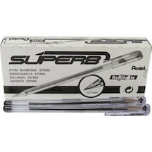Pentel Bk77 Yağ Bazlı Roller Tükenmez Kalem Siyah 12'li Kutu