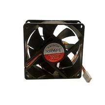 Krafe 80x80x25 24v Dc 3 Kablolu Rulmanlı Fan