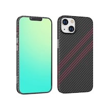 Hoco iPhone Uyumlu 14 6.1 Kılıf Kevlar Texture Darbe Emici Telefon Kılıfı- 5775 Mh-hs3071-0817