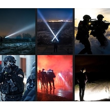 Wondernest 2025 Yükseltmesi Zoom Siyah Sensörlü Şarj Edilebilir Güçlü Far Siyah