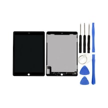 Apple Uyumlu iPad  Air 2.nesil A1566-a1567 Servis Dokunmatik Set Siyah + Tamir Seti