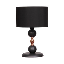 Bakırlı Abajur Siyah Kumaş Şapkalı Masa Komidin Yatak Odası Lambası Siyah Bakırlı Abajur Siyah Kumaş Şapkalı Masa Komidin Yatak Odası Lambası Siyah