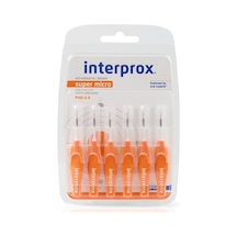 Interprox Interproximal Süper Micro 0.9mm Arayüz Fırçası 6 Adet Turuncu