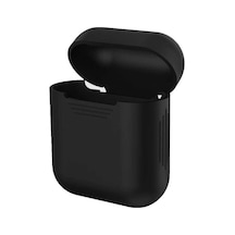 Kilifone - Airpods Uyumlu Airpods - Kılıf Standart Silikon Kılıf - Siyah