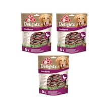 8in1 Delights Duck Spirals Ördekli Burgu Ödül 6 Lı X 3 Adet