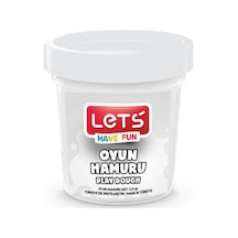 Lets Oyun Hamuru Tek Renk Beyaz 110 Gr L8440-5 Çok Renkli