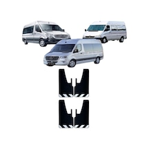 Mercedes Sprinter Siyah-beyaz Fosforlu 4'lü Paçalık Çamurluk Tozluk Mrc0fx00101
