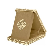 Kadife Kutulu Kur'an-ı Kerim Orta Boy, Pleksili Desen, Gold