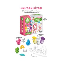 Unicorn Diyarı Oyun Hamuru Seti 18 Parça - 362 Gr