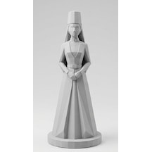 15 Cm Modern Hediyelik Kafkas Adige Çerkes 3 Boyutlu Baskı Biblo