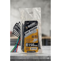 Tr 4601 Cırt Kelepçe 2.5x150 Siyah 100 Lü Paket