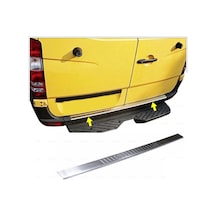 Mercedes Sprinter W906 Krom Arka Tampon Üstü Koruma 2006-2018 P.Ç