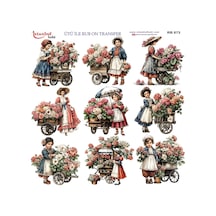 Ütü İle Rub On Transfer Kağıdı 30x30cm Rb-873
