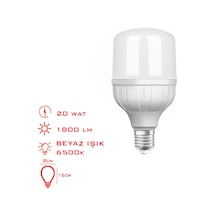 Leva Led Ampul Torch E27 Duy 20 W 1800 Lm Beyaz Işık 6500k Lv2952