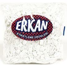 Erkan Kilitli Etiket İpi Beyaz 1000'Li