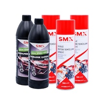 Susuz Motor Temizleme Spreyi 3adet + Seramik Katkılı Hızlı Ve Pratik Cila 2adet