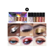 6 Adet Flaş Likit Eyeliner Kalem Dayanıklı Parlak Su Geçirmez Renkli Likit P5004z-b Dark Topaz