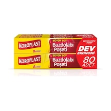2 Adet Koroplast Buzdolabı Poşeti Büyük Dev Ekonomi 80 Li