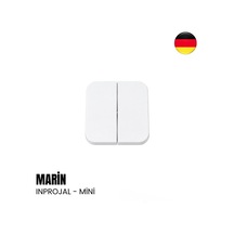 Inprojal Marin İkili Anahtar Komütatör Kapağı - Mini Tekne, Yat, Karavan - Beyaz-2059