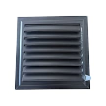 Antrasit Gri Alüminyum 40x40 Cm Menfez Banyo Havalandırma Menfezi