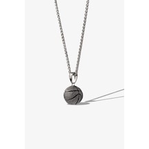 Basket Topu Basketçi Hediye Paslanmaz Çelik Kolye Zincir Ve Kolye Çok Renkli