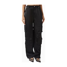 Maniere De Voir Emilie, Satin Geniş Paça Cargo Pantolon, Lüks Ve Fonksiyonel Tasarım Siyah Maniere De Voir Emilie, Satin Geniş Paça Cargo Pantolon, Lüks Ve Fonksiyonel Tasarım Siyah