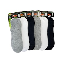 Erkek 6'lı Bambu Kokulu Dikişsiz Soft Yıkamalı Sneaker Görünmez Çorap Asorti