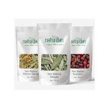 Saf 1.kalite Yeni Mahsül Ihlamur Yaprağı - Adaçayı - Kuşburnu 3x 100 Gr Set