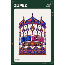 Zpz797 Night Bazaar Geometry Ütüyle Uygulanabilir Transfer Baskı - 911529640