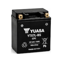 Yuasa Ytx7l-bs Cp 12v 6ah 100a Agm Bakımsız Motosiklet Aküsü 125cc'ler İçin