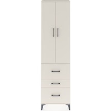 Arges Dolap 2 Raflı 3 Çekmeceli Tek Askılı 60x30x221 Aytaşı-aytaşı Aytası